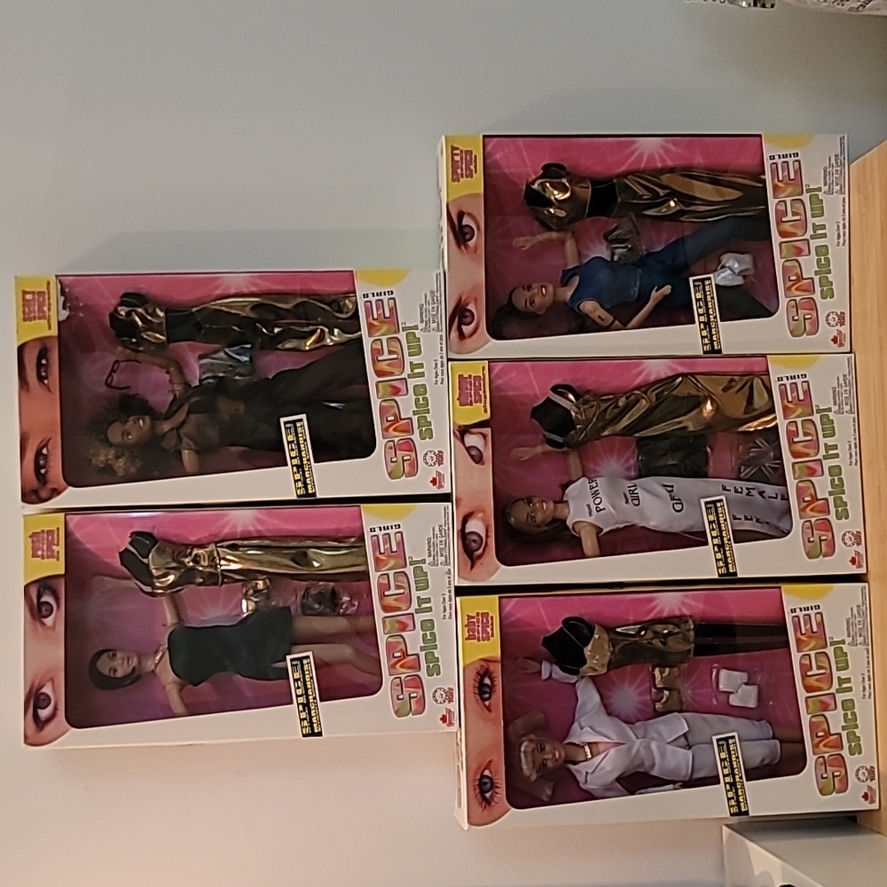 Spice Girls Spice It Up! 1998 COMPLETE SET SEALED IN BOX **RARE**